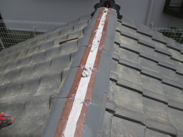 稲美町でのし瓦積み直し